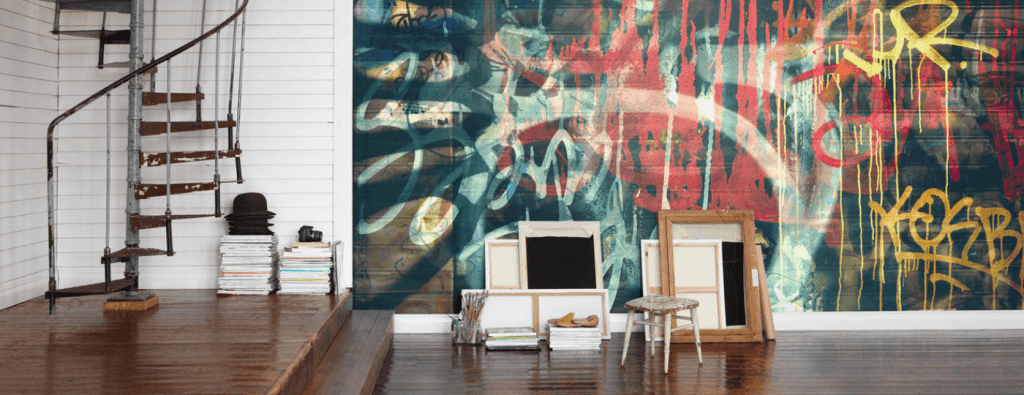 decorar casa con graffiti
